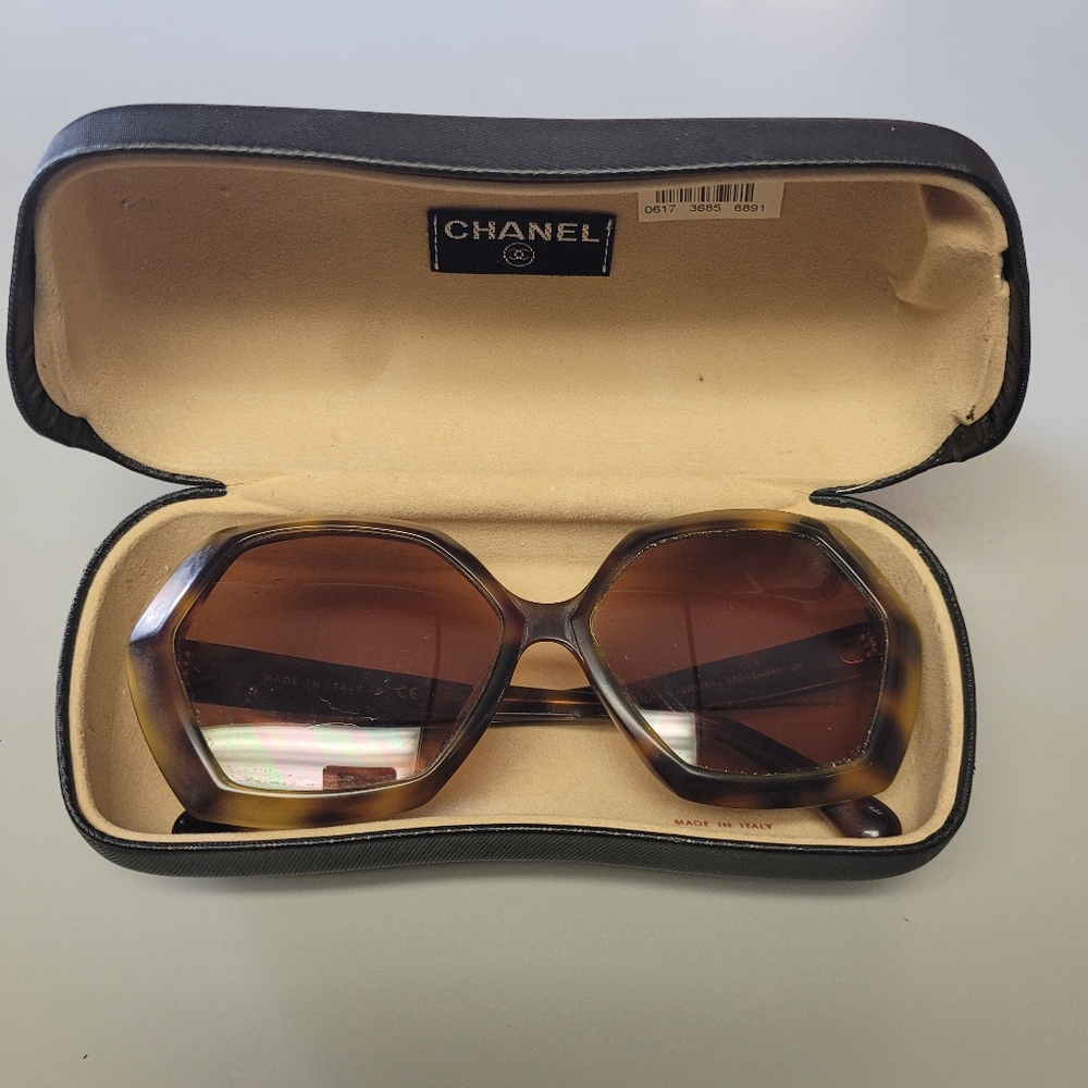 Chanel Tortoise Shell Sunglasses